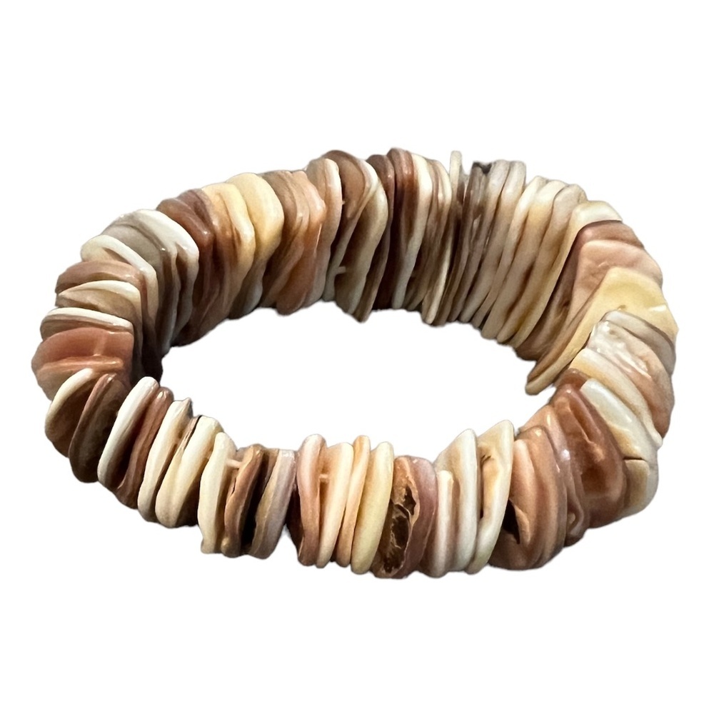 Elasticized Shell Bracelet Women's Elastic Stretc… - image 6